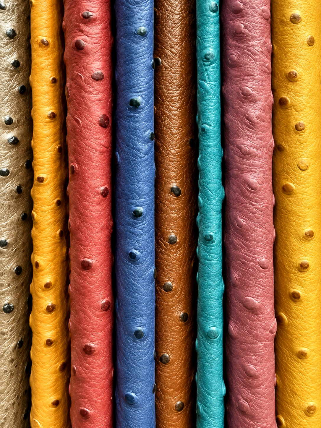 Ostrich palette material study
