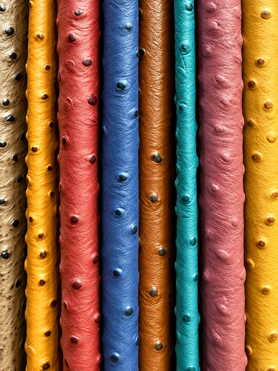 Ostrich palette variant material study